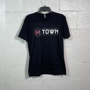 H town Graphic Men's tee shirt , Houston Texas, Mens, Small black